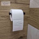 Uchwyt na papier toaletowy loftowy czarny WC