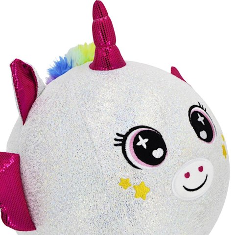 PIŁKA EMOJI 23CM JEDNOROŻEC BIAŁA