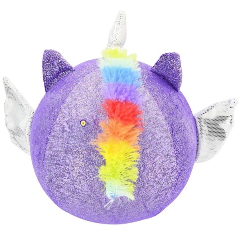 PIŁKA EMOJI 23CM JEDNOROŻEC FIOLETOWA