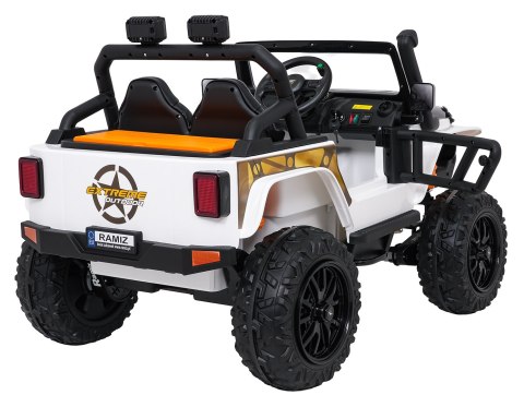 Pojazd Jeep Monster Biały