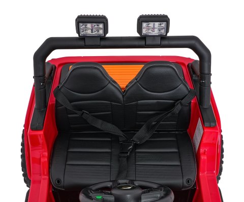 Pojazd Jeep Monster Czerwony