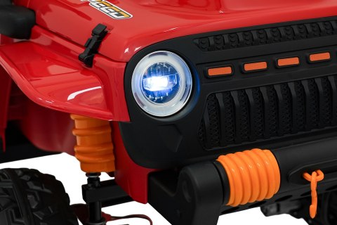 Pojazd Jeep Monster Czerwony