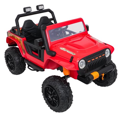 Pojazd Jeep Monster Czerwony