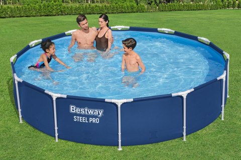Basen ogrodowy stelażowy 366 x 76 cm zestaw Bestway 56681