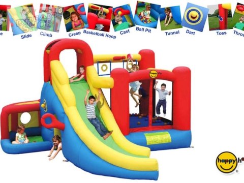 Centrum Zabawy 11w1 Dmuchaniec Zamek Dmuchany HappyHop Zjeżdzalnia Trampolina Centrum Zabawy 11w1 Dmuchaniec Zamek Dmuchany HappyHop Zjeżdzalnia Trampolina
