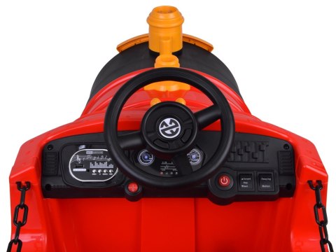 Pociąg na akumulator dla dziecka lokomotywa+wagonik dźwięki światła PA0348