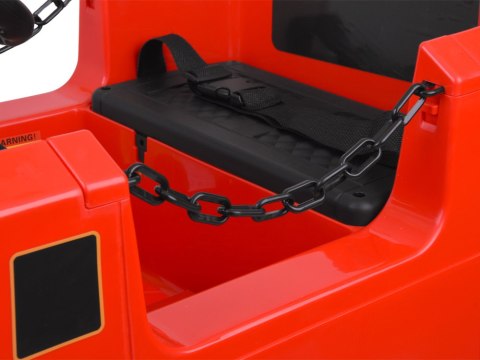Pociąg na akumulator dla dziecka lokomotywa+wagonik dźwięki światła PA0348