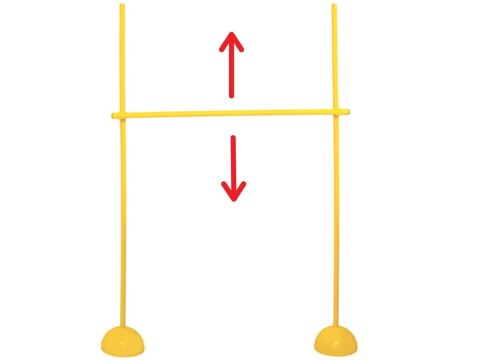 Regulowany Płotek do skakania 150 cm Przeszkoda dla Hobby Horse SP0861