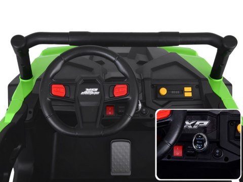 Auto na akumulator dla dziecka dwuosobowy BUGGY 4x4 przyczepa PA0342