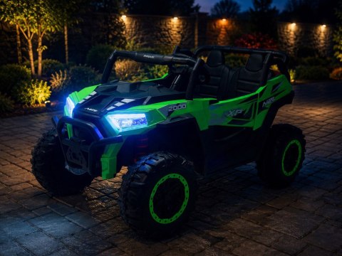 Auto na akumulator dla dziecka dwuosobowy BUGGY 4x4 przyczepa PA0342