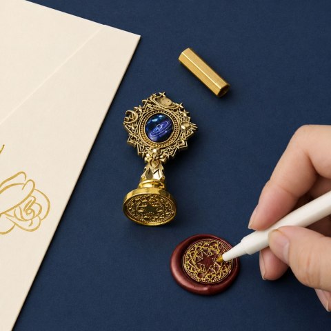 Zestaw Do Pieczęci Woskowych Stempel Wosk Lakowy Do Ozdabiania