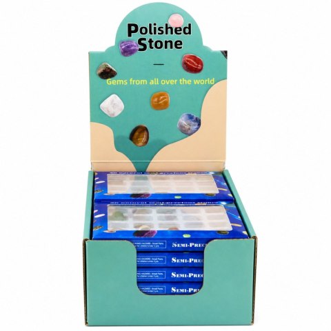 Zestaw Minerały Półszlachetne Kamienie Kolekcjonerskie Edukacyjne 20 szt.