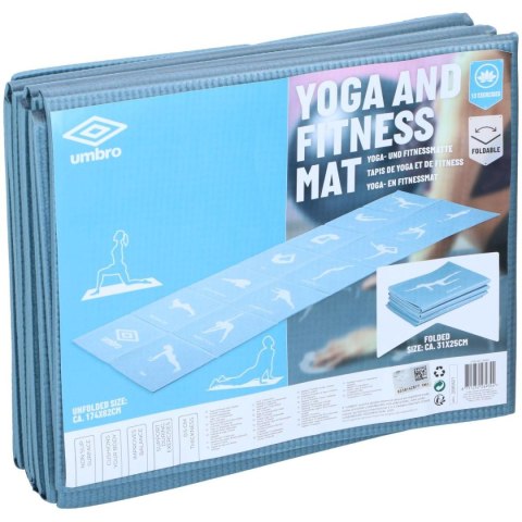 MATA DO JOGI SKŁADANA 1730x610x5MM NIEBIESKA UMBRO