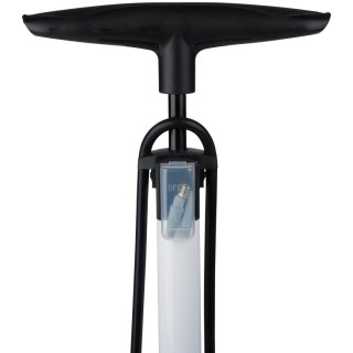 POMPKA WARSZTATOWO - ROWEROWA DUNLOP 174Psi (12Bar) Z ELEKTRONICZNYM MANOMETREM SKŁADANA PODSTAWA