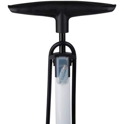 POMPKA WARSZTATOWO - ROWEROWA DUNLOP 174Psi (12Bar) Z ELEKTRONICZNYM MANOMETREM SKŁADANA PODSTAWA