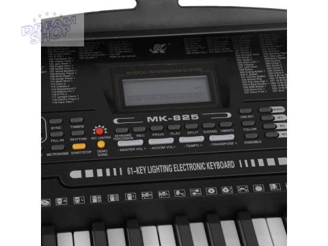 Keyboard MK-825 - organy Z Funkcją Nauki Gry Keyboard MK-825 - organy Z Funkcją Nauki Gry