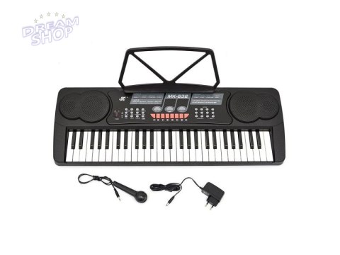 Keyboard Organy 54 Klawisze Zasilacz Mikrofon MK-632 Keyboard Organy 54 Klawisze Zasilacz Mikrofon MK-632