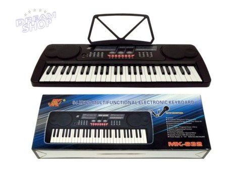 Keyboard Organy 54 Klawisze Zasilacz Mikrofon MK-632 Keyboard Organy 54 Klawisze Zasilacz Mikrofon MK-632