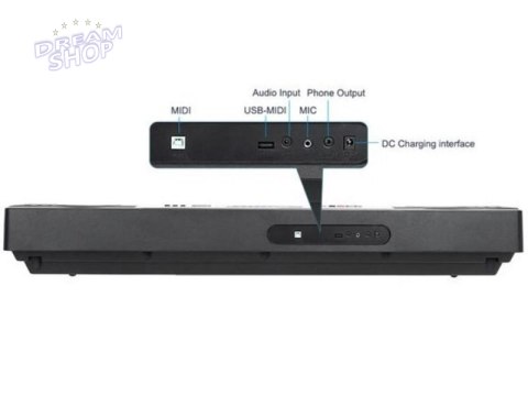 Keyboard Organy 61 Klawiszy Zasilacz MK-816 z funkcją nauki gry Keyboard Organy 61 Klawiszy Zasilacz MK-816 z funkcją nauki gry