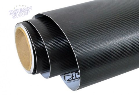 Folia rolka carbon 3D czarna 1,52x30m