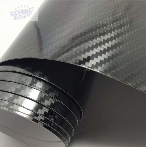 Folia rolka carbon 5D czarna 1,52x18m Folia rolka carbon 5D czarna 1,52x18m