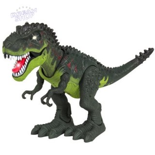 Dinozaur T-REX elektroniczny chodzi ryczy zielony