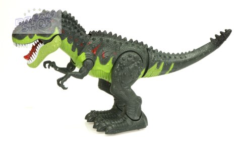 Dinozaur T-REX elektroniczny chodzi ryczy zielony Dinozaur T-REX elektroniczny chodzi ryczy zielony