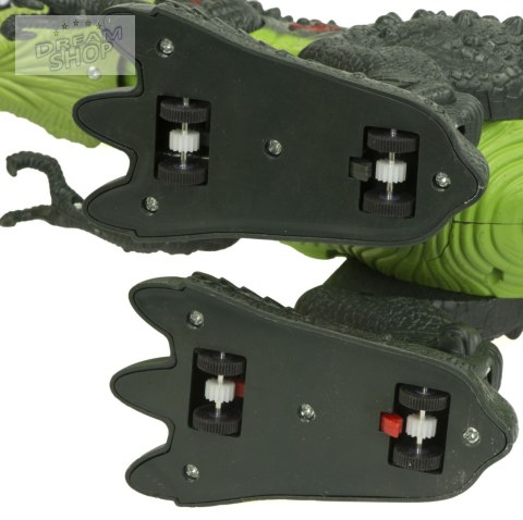 Dinozaur T-REX elektroniczny chodzi ryczy zielony Dinozaur T-REX elektroniczny chodzi ryczy zielony
