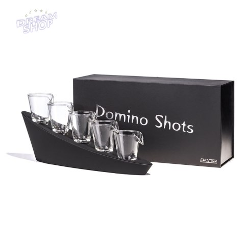 Domino Shots Deluxe kieliszki zestaw podstawka LED Domino Shots Deluxe kieliszki zestaw podstawka LED