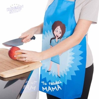 Fartuszek Tu rządzi Mama fartuch Mamy Dzień Matki Fartuszek Tu rządzi Mama fartuch Mamy Dzień Matki