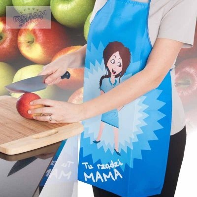 Fartuszek Tu rządzi Mama fartuch Mamy Dzień Matki Fartuszek Tu rządzi Mama fartuch Mamy Dzień Matki