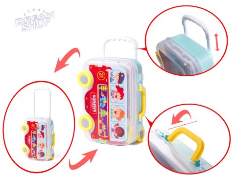 Puzzle Klocki w walizce + wkrętarka 258 el. Puzzle Klocki w walizce + wkrętarka 258 el.