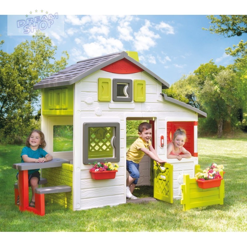 SMOBY Domek Ogrodowy Neo Friends z Ogródkiem i stolikiem SMOBY Domek Ogrodowy Neo Friends z Ogródkiem i stolikiem