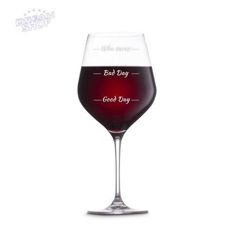 Etui na wino z kieliszkami Who cares rocznica ślub Etui na wino z kieliszkami Who cares rocznica ślub