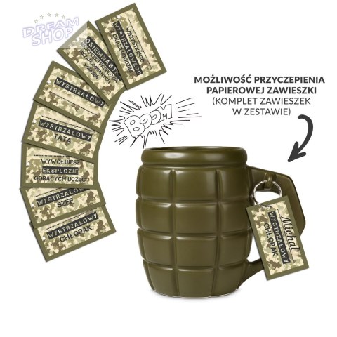 Gigantyczny Kubek Granat Zielony prezent dla Taty Gigantyczny Kubek Granat Zielony prezent dla Taty
