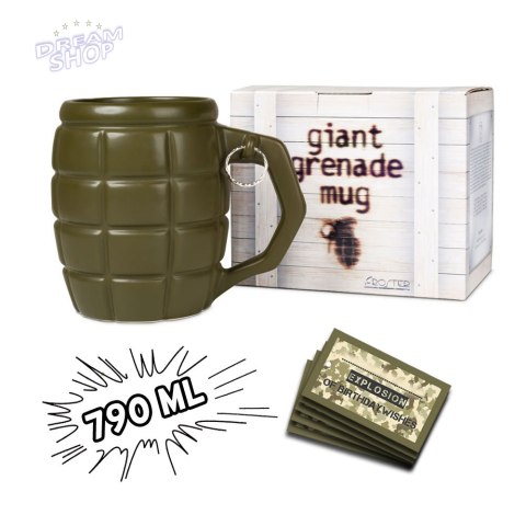 Gigantyczny Kubek Granat Zielony prezent dla Taty Gigantyczny Kubek Granat Zielony prezent dla Taty