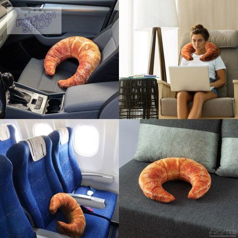 Grzejący Croissant Gigantyczny Rogal na Walentynki Grzejący Croissant Gigantyczny Rogal na Walentynki