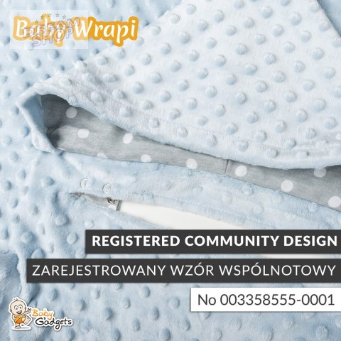 Kocyk dla dzieci Miętowy otulacz do wózka fotelika Kocyk dla dzieci Miętowy otulacz do wózka fotelika