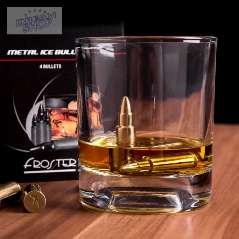 Metalowe Pociski do Drinków - Złote Metalowe Pociski do Drinków - Złote