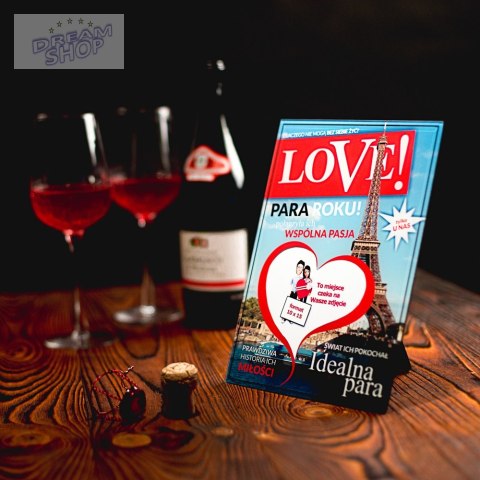 Ramka na zdjęcia LOVE prezent Walentynki Rocznica Ramka na zdjęcia LOVE prezent Walentynki Rocznica