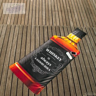 Ręcznik Butelka whisky prezent dla faceta chłopaka