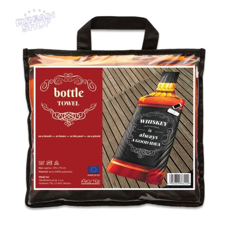 Ręcznik Butelka whisky prezent dla faceta chłopaka Ręcznik Butelka whisky prezent dla faceta chłopaka