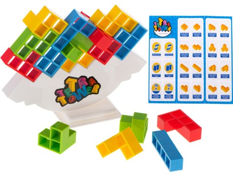 Gra zręcznościowa montessori gra logiczna układanka balansująca klocki