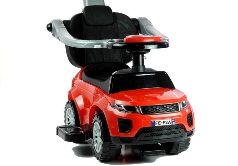 Jeździk Lean Cars Sport Car Toddlers 614W z phaczem 4 w 1 Czerwony