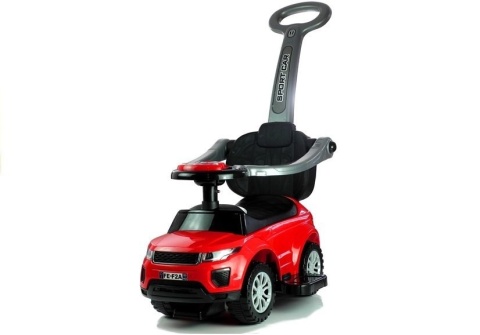 Jeździk Lean Cars Sport Car Toddlers 614W z phaczem 4 w 1 Czerwony