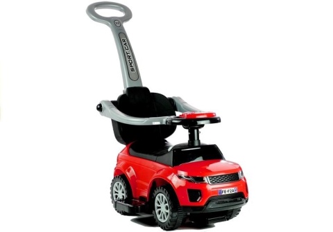 Jeździk Lean Cars Sport Car Toddlers 614W z phaczem 4 w 1 Czerwony