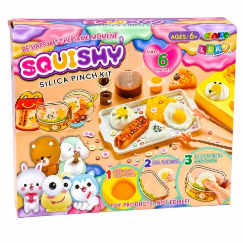 Zestaw Kreatywny Plastyczny Tworzenie Squish Ozdobne Jedzenie Śniadanie DIY