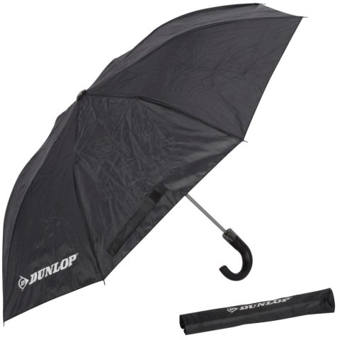 PARASOL SKŁADANY CZARNY PÓŁAUTOMAT 92CM DUNLOP
