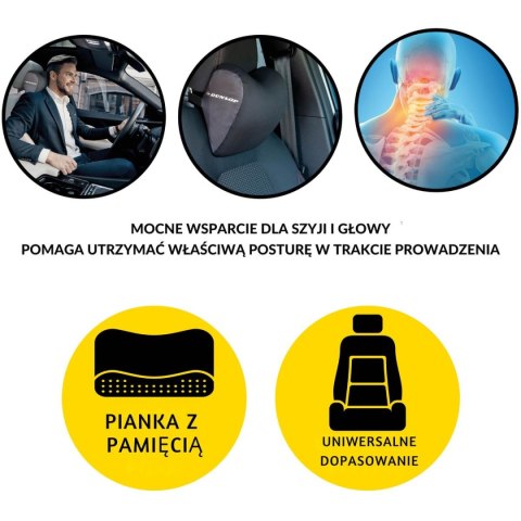 PODUSZKA PODRÓŻNA ZAGŁÓWEK DUNLOP