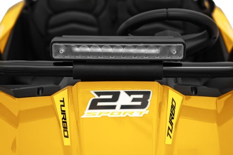 Pojazd Buggy TURBO 23 Żółty